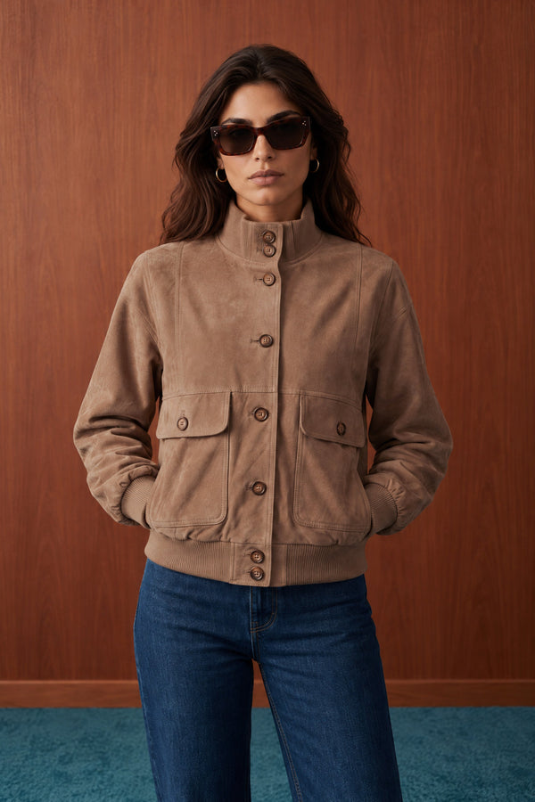 Alma Suede Taupe