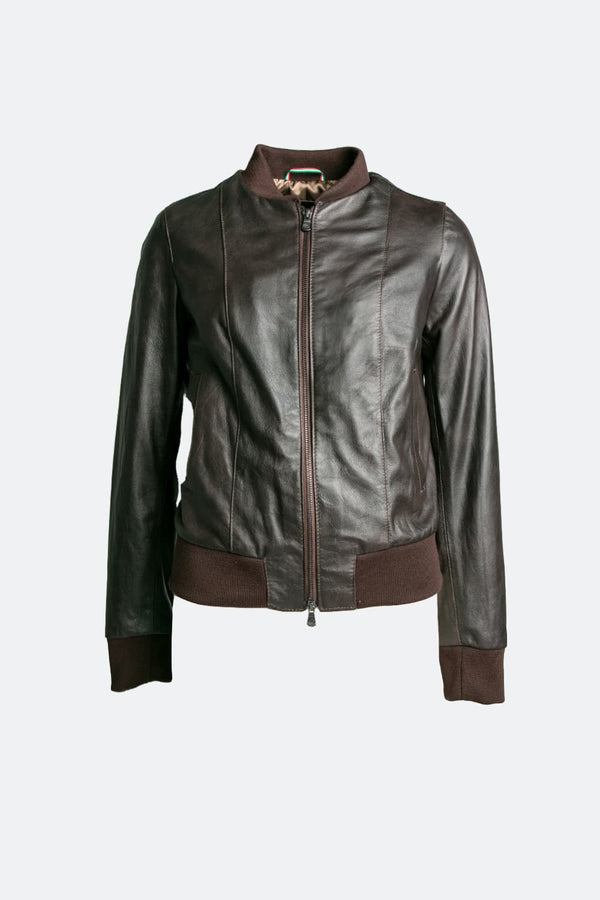 Ambra Giacca donna 100% vera pelle Made in Italy - Barone Firenze
