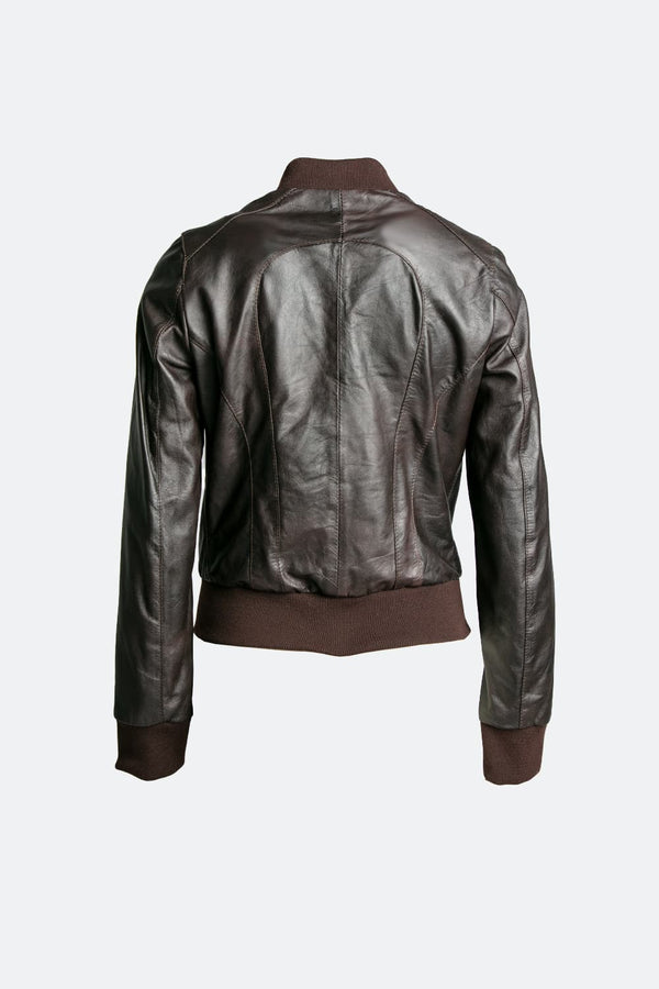 Ambra Giacca donna 100% vera pelle Made in Italy - Barone Firenze