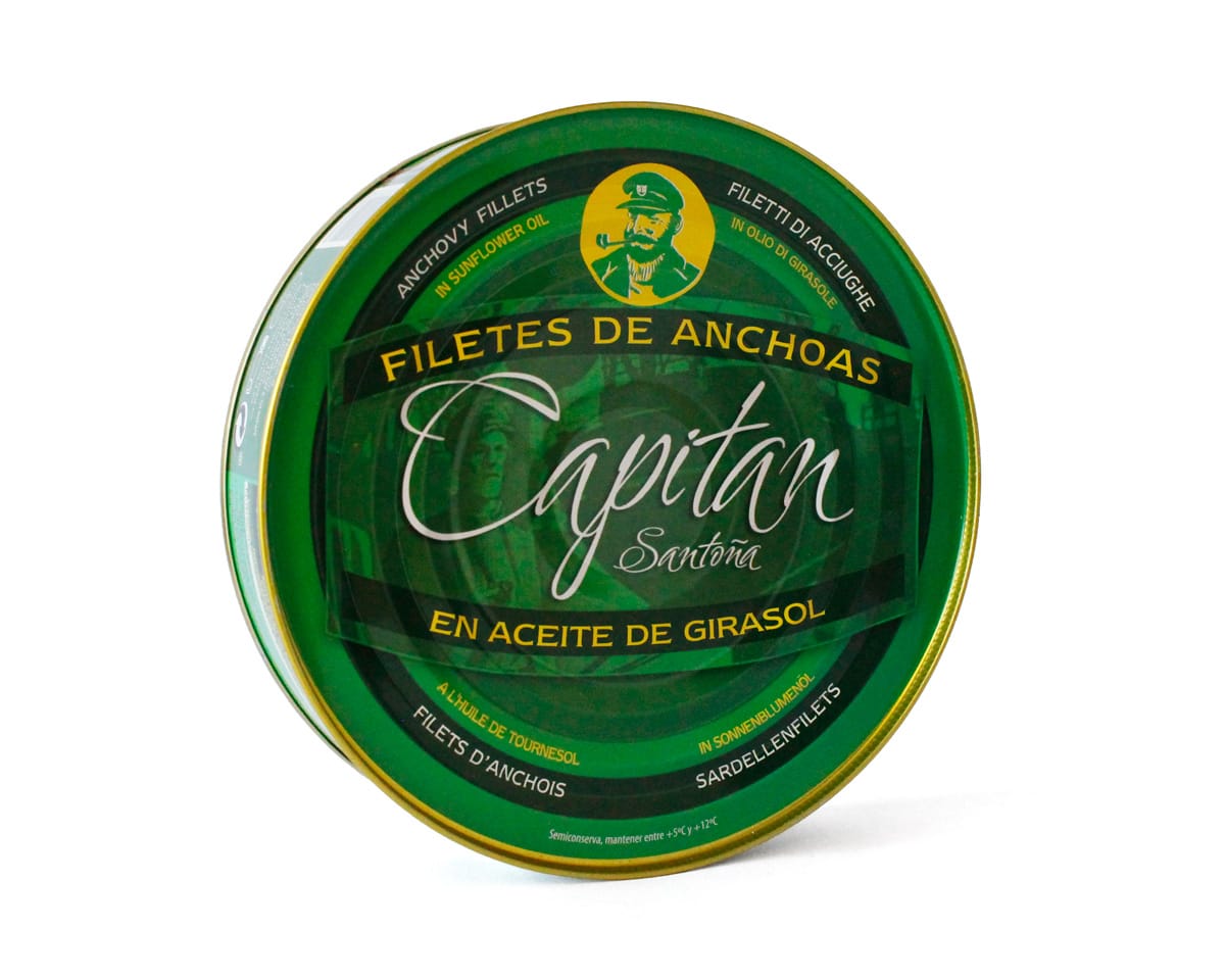 Anchovies in sunflower oil CAPTAIN 500g