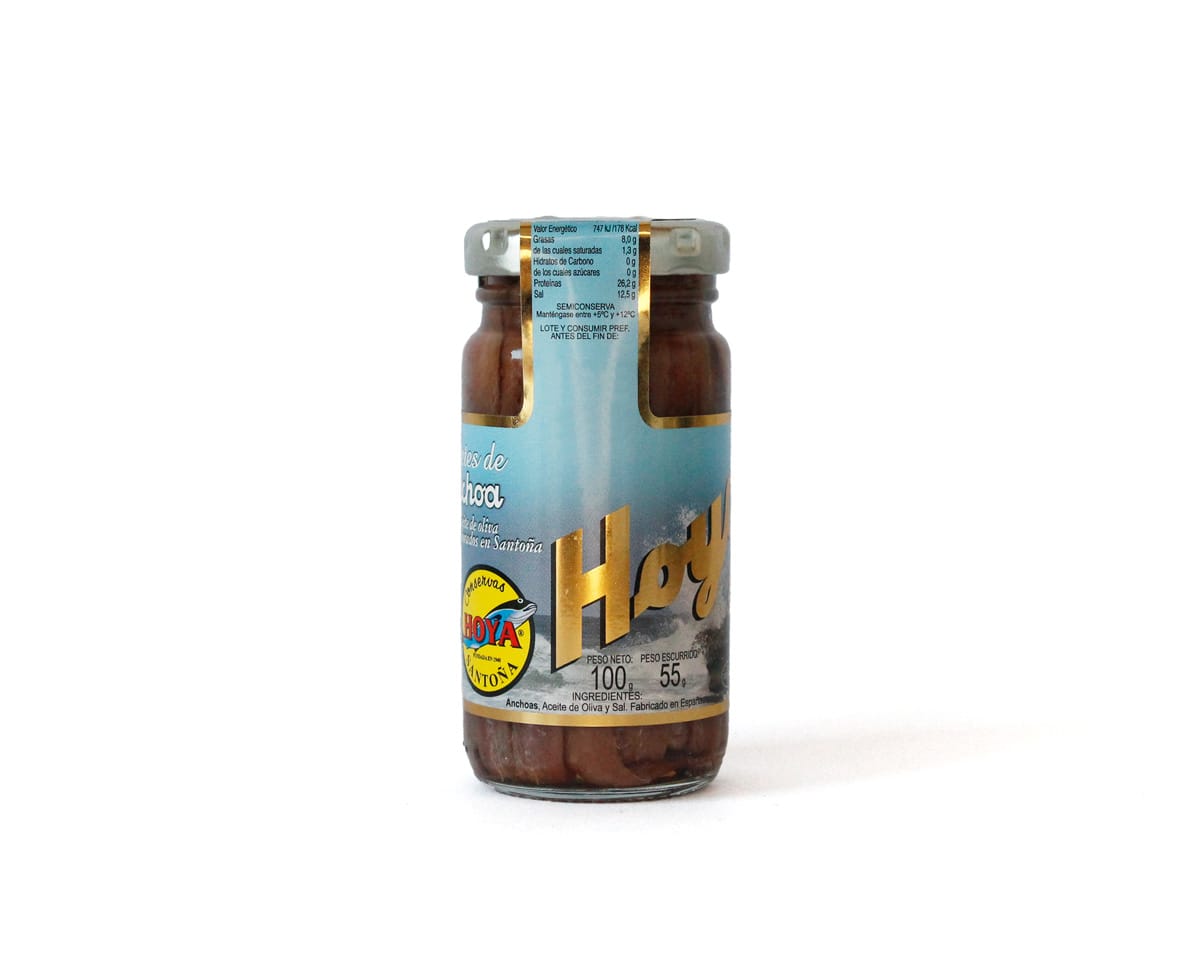 Cantabrian Anchovy Jar in Olive Oil HOYA 100g