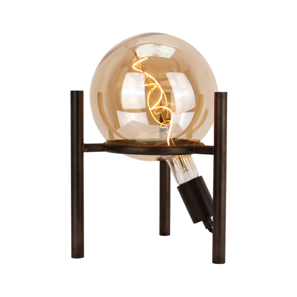 Deze zwarte tafellamp uit de Anello-serie voegt een industriële touch toe aan je interieur. Perfect voor sfeervolle avonden.
