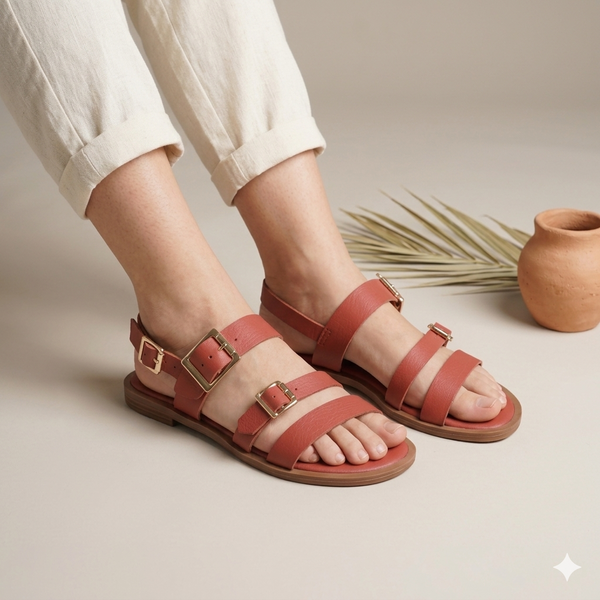 Antonia Brick Sandal