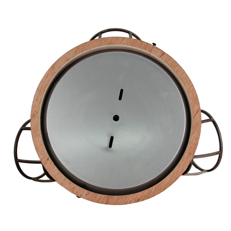 Deze detailfoto toont de zwarte Aperto plafondlamp met een industriële uitstraling. Perfect voor een stoere ambiance in huis.