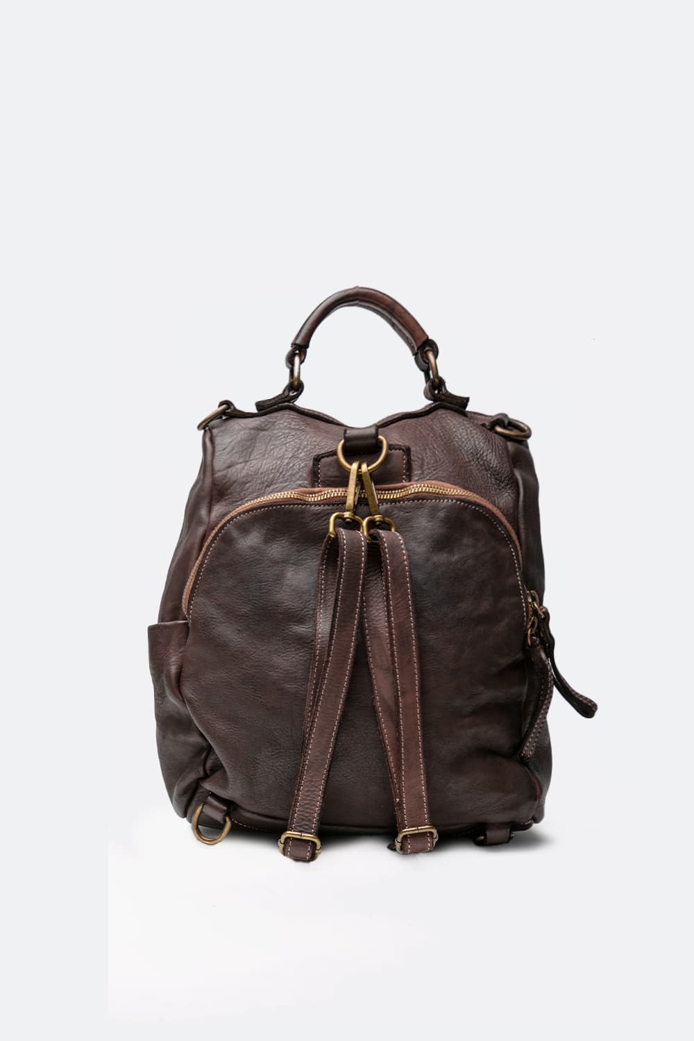 Arezzo Gold zaino 100% vera pelle Made in Italy - Barone Firenze