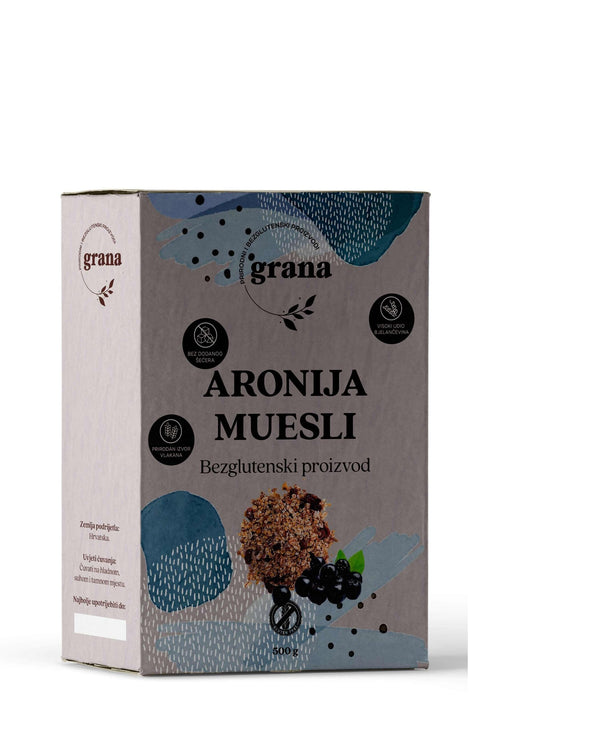 Muesli od aronije bez glutena 500 g