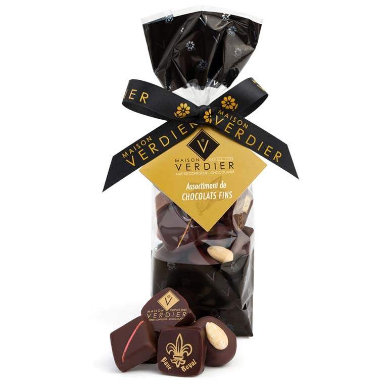 Assortiment de chocolats fins en sachet