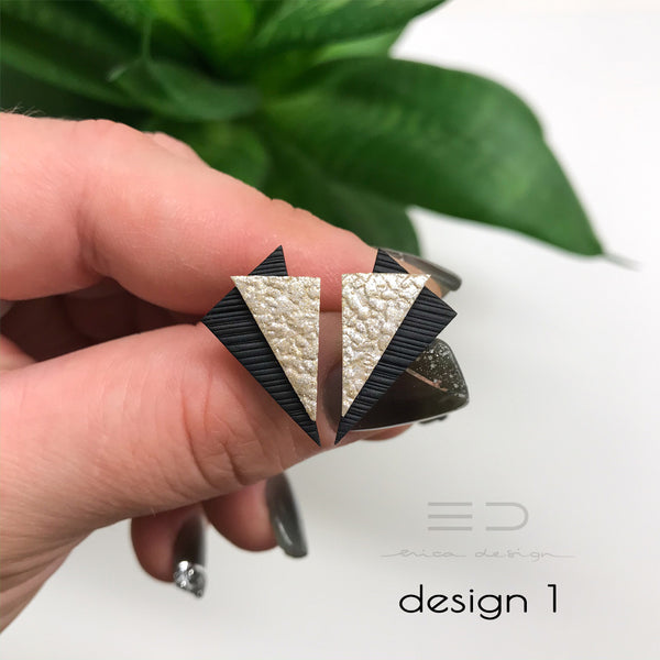 asymmetrisch | zwart - champagne