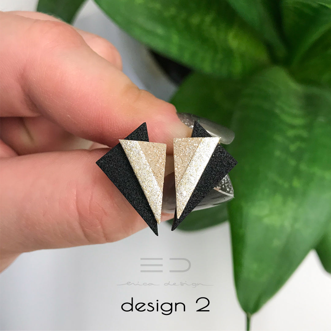 asymmetric | black - champagne