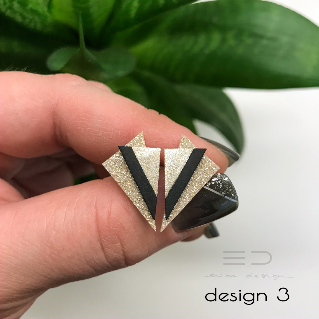 asymmetric | black - champagne