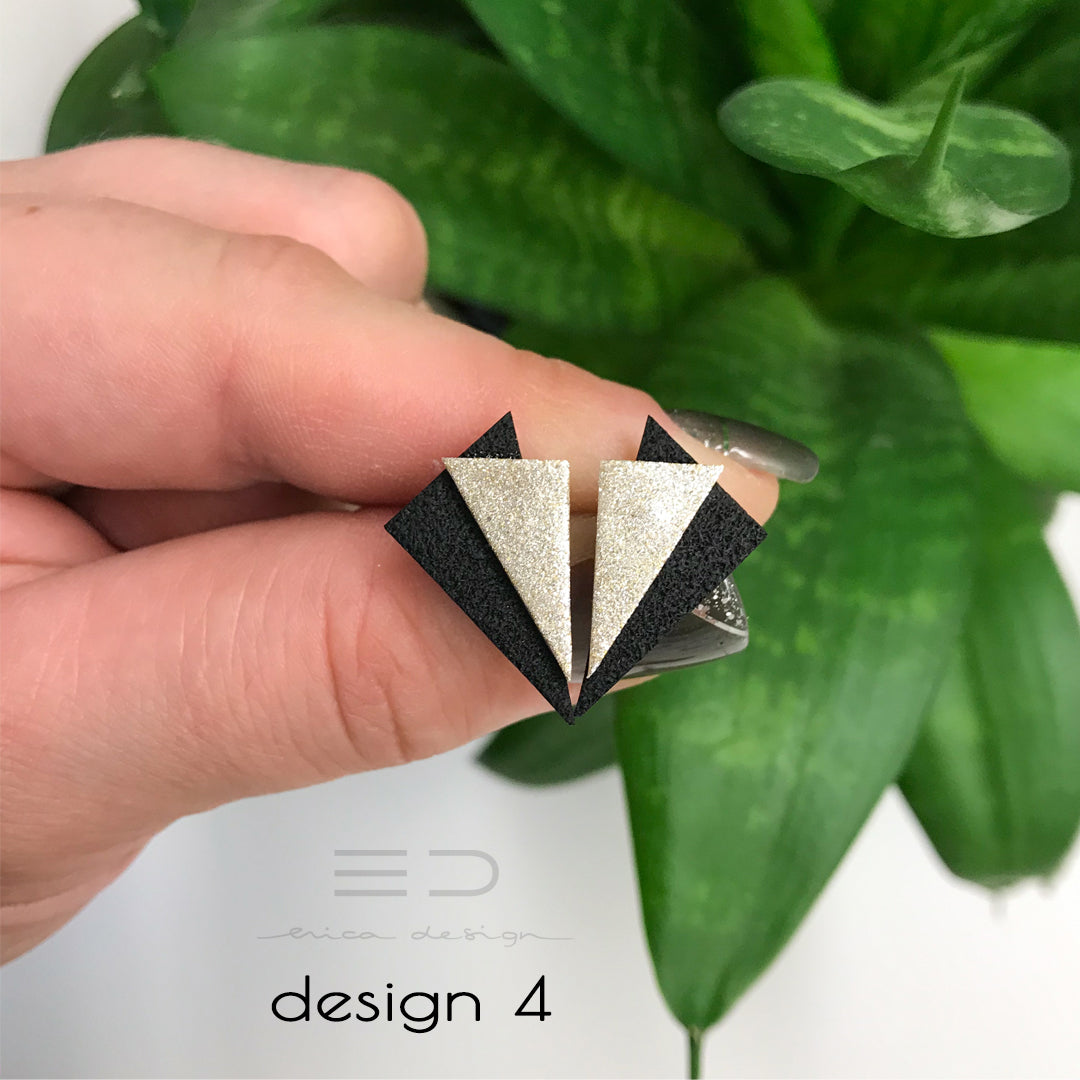 asymmetric | black - champagne