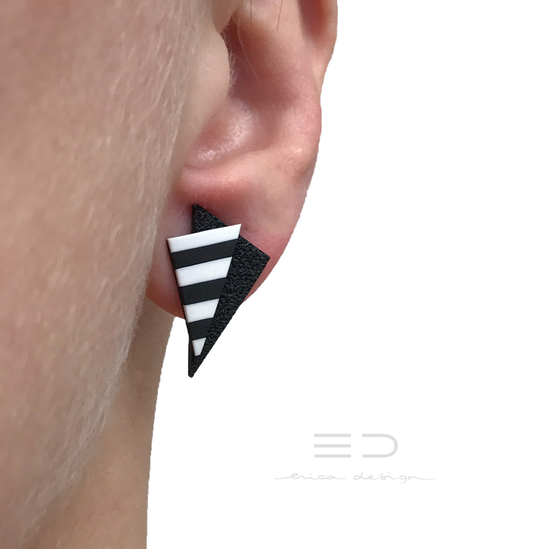 asymmetric | black - silver