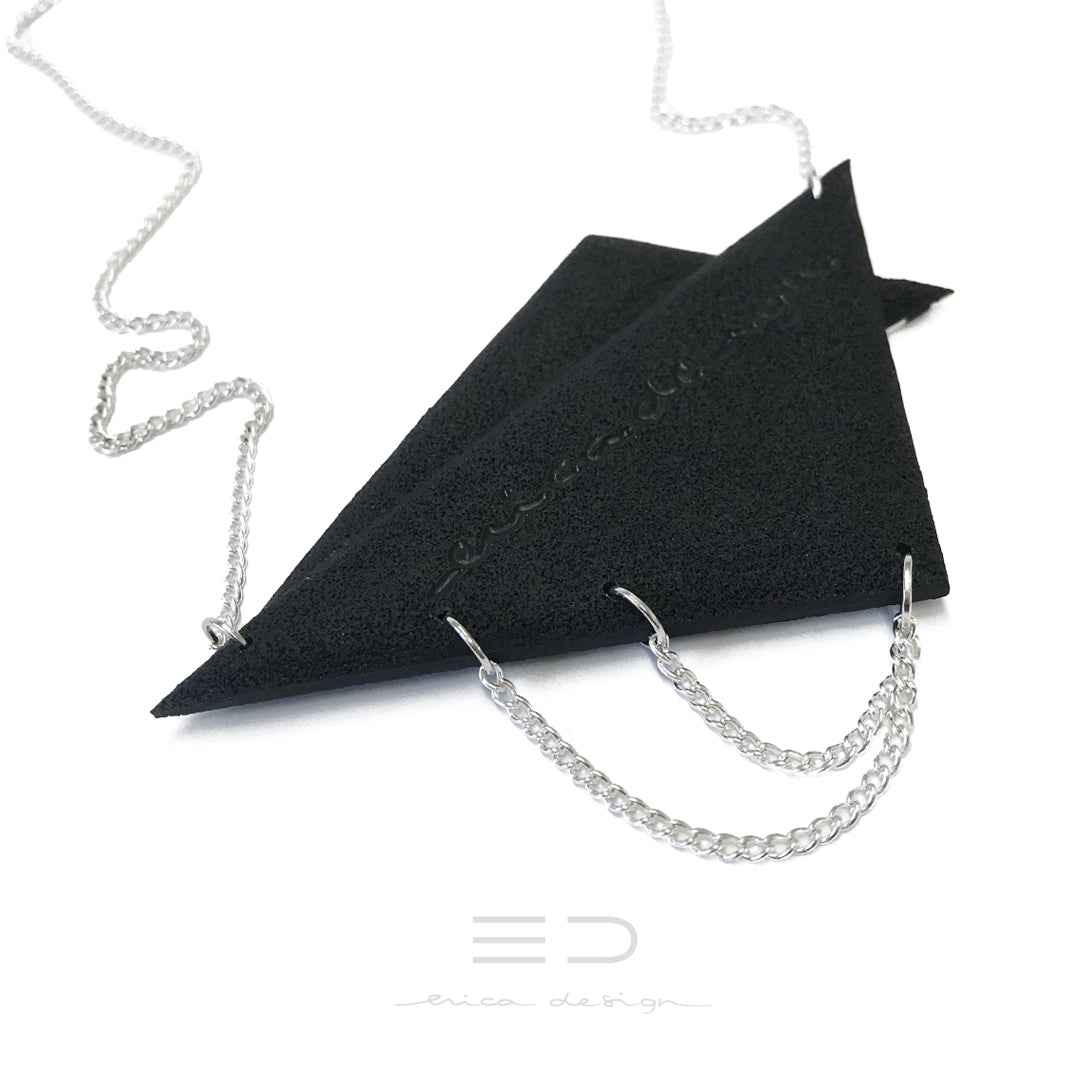asymmetric | stripes - necklace