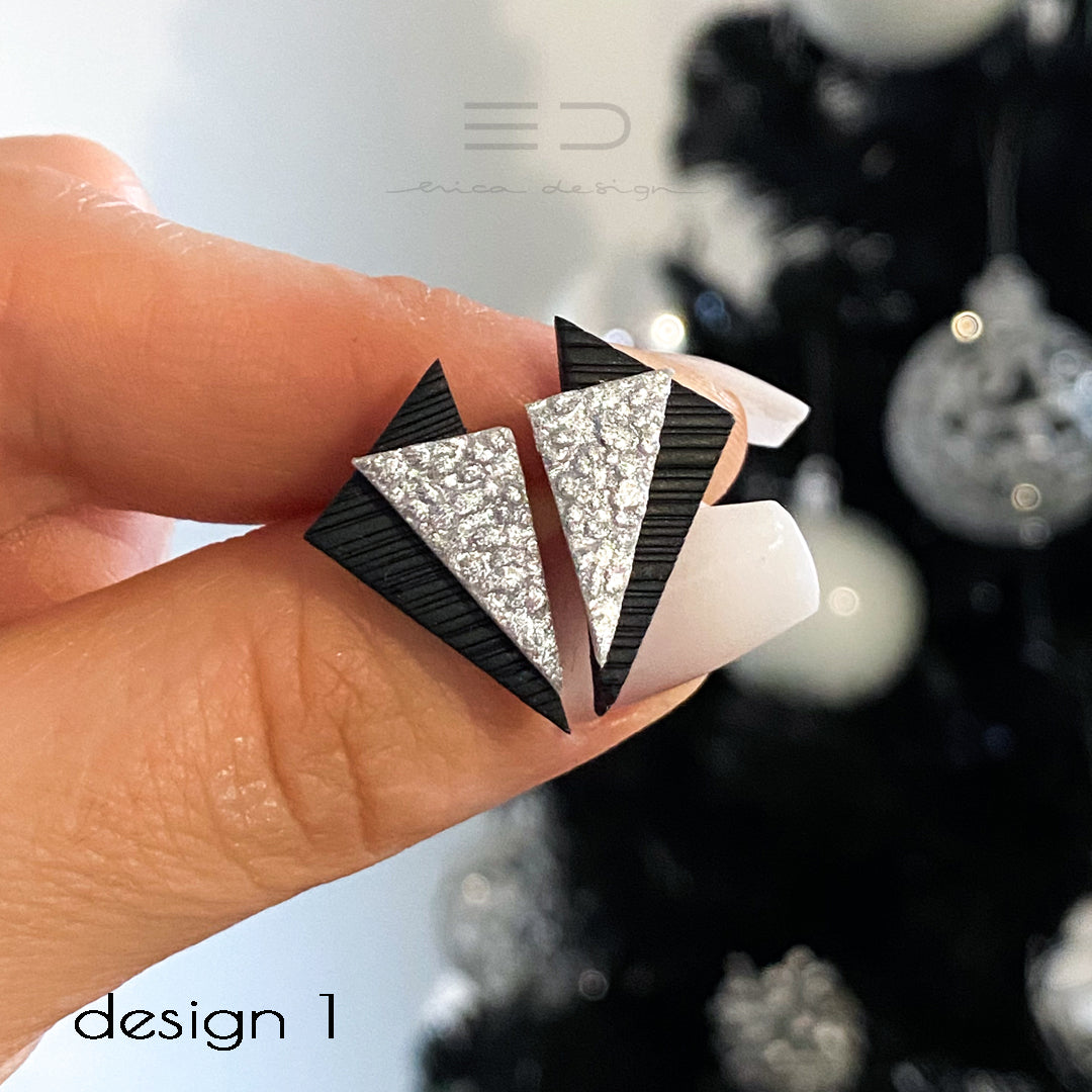 asymmetric | black - silver