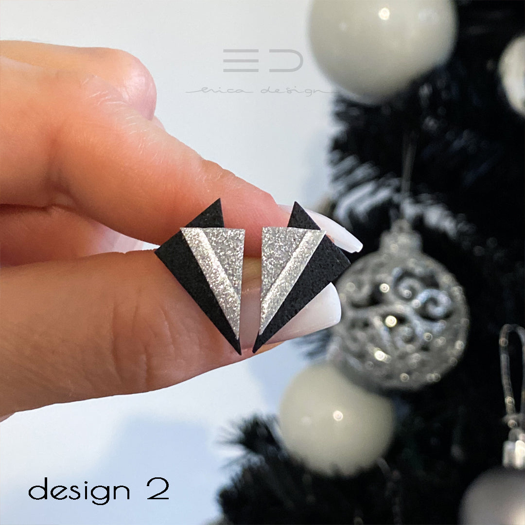 asymmetrisch | zwart - zilver