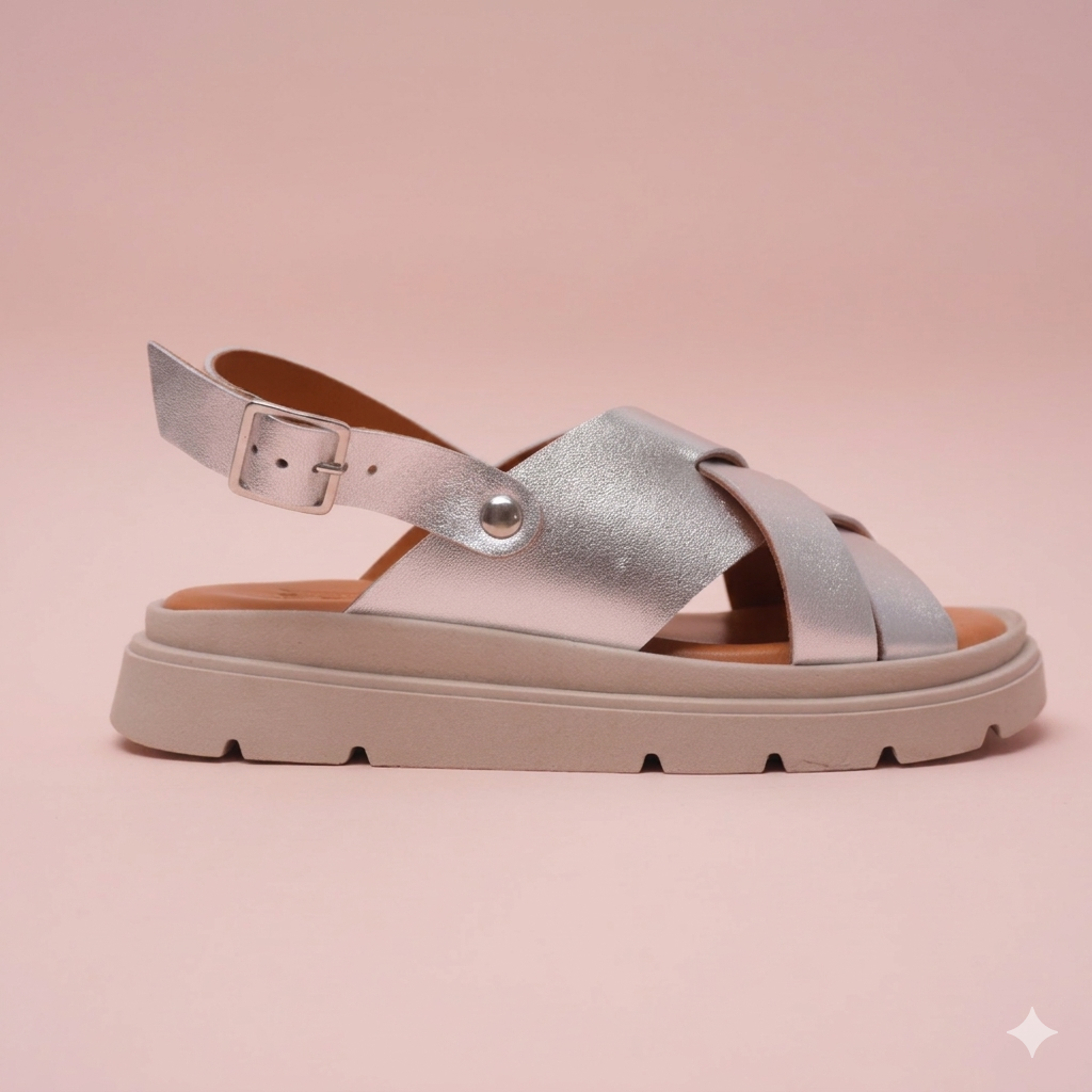 Augusta Silver Sandal