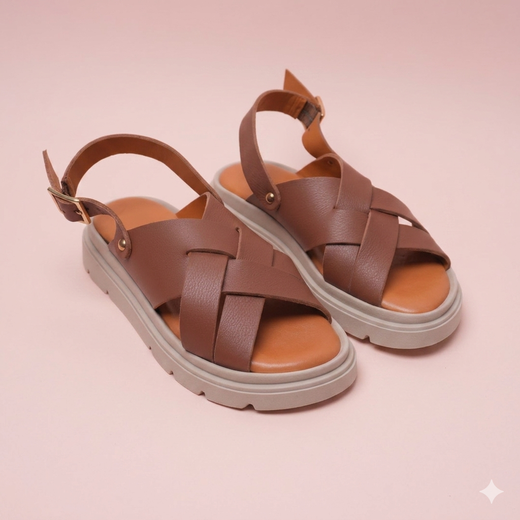 Sandale en cuir Augusta
