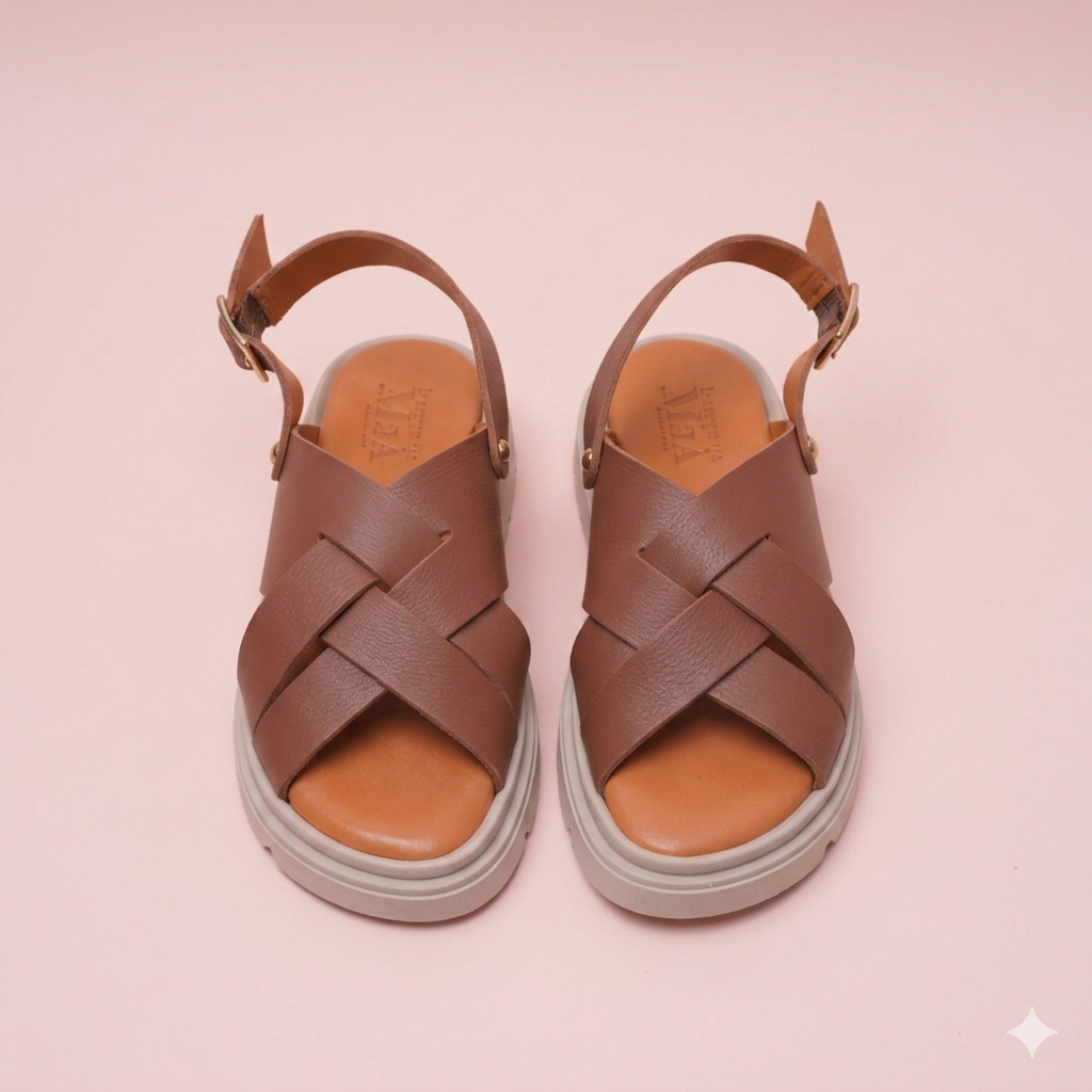 Sandale en cuir Augusta