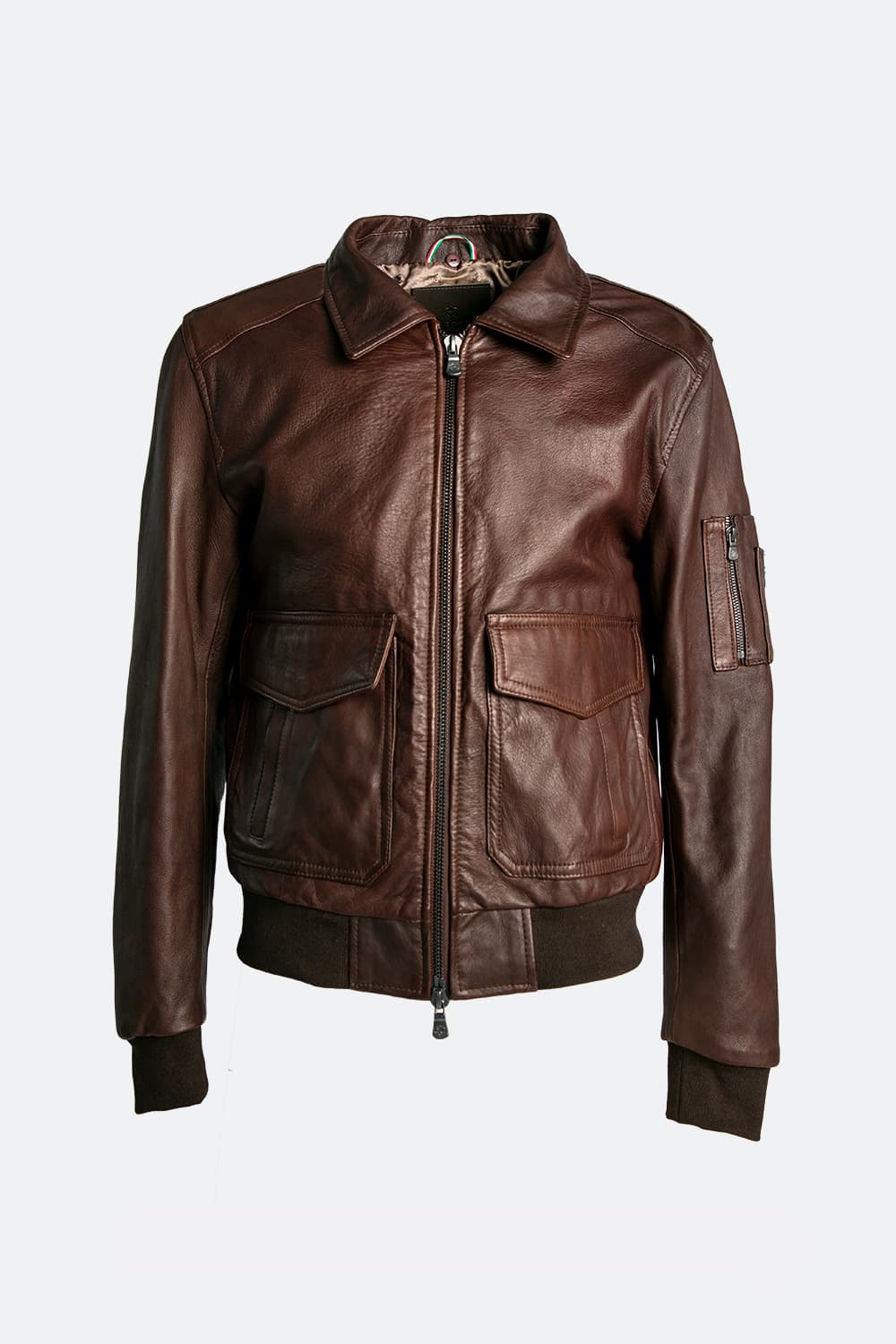 Giacca Aviatore pelle Tdm 100% vera pelle Made in Italy - Barone Firenze