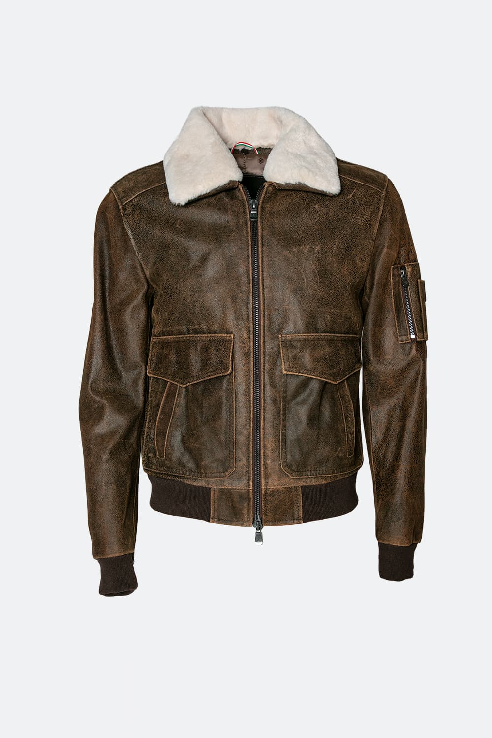 Aviatore Rock 100% vera pelle Made in Italy - Barone Firenze