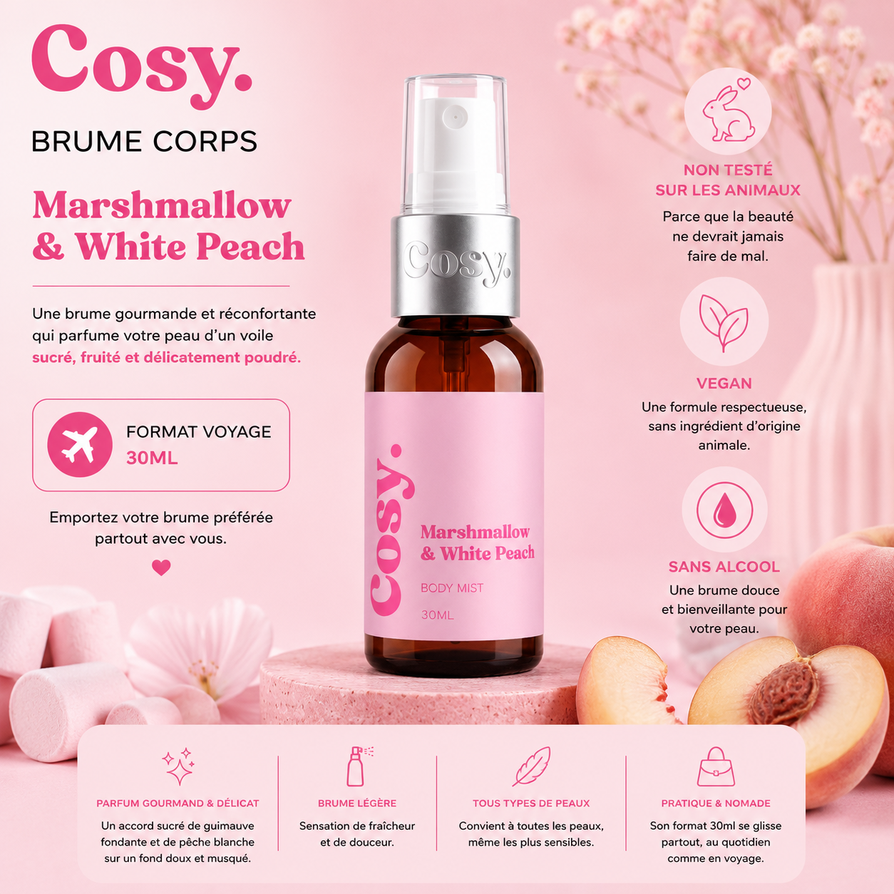 Travel Mist - Marshmallow Peach