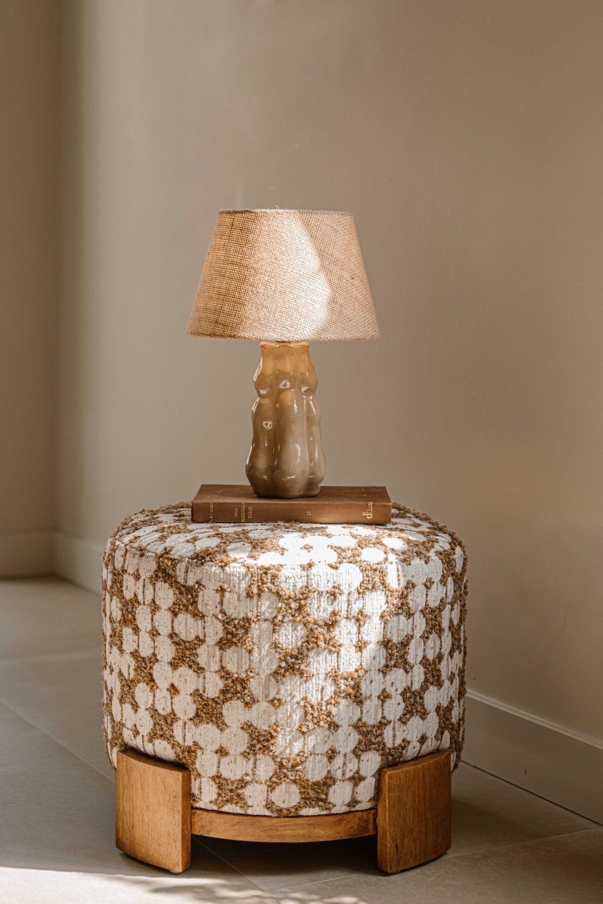 Indore Home - Verde - S - Table Lamp - Beige