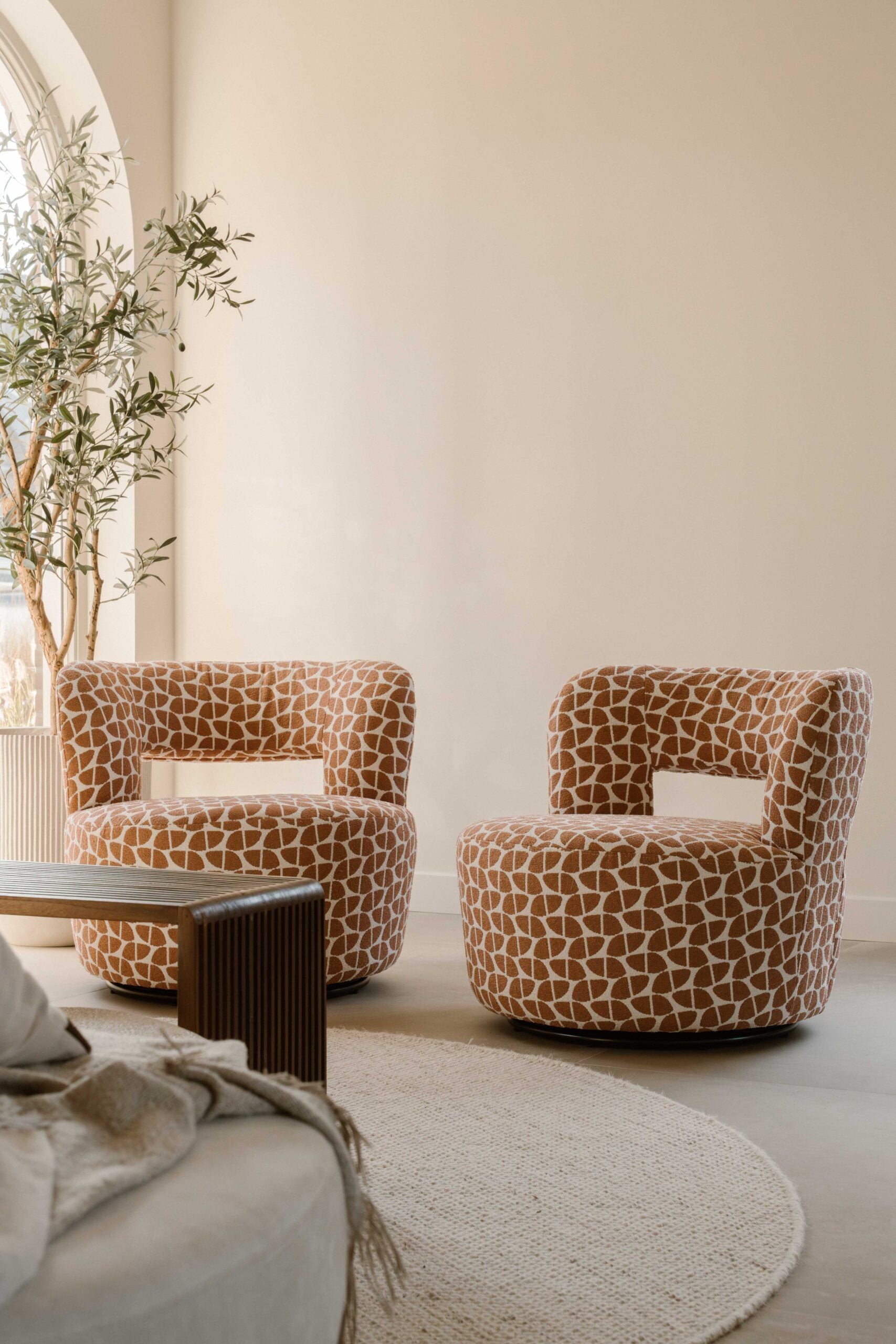 Indore Home - Bloom - Chair - Terra - Beige