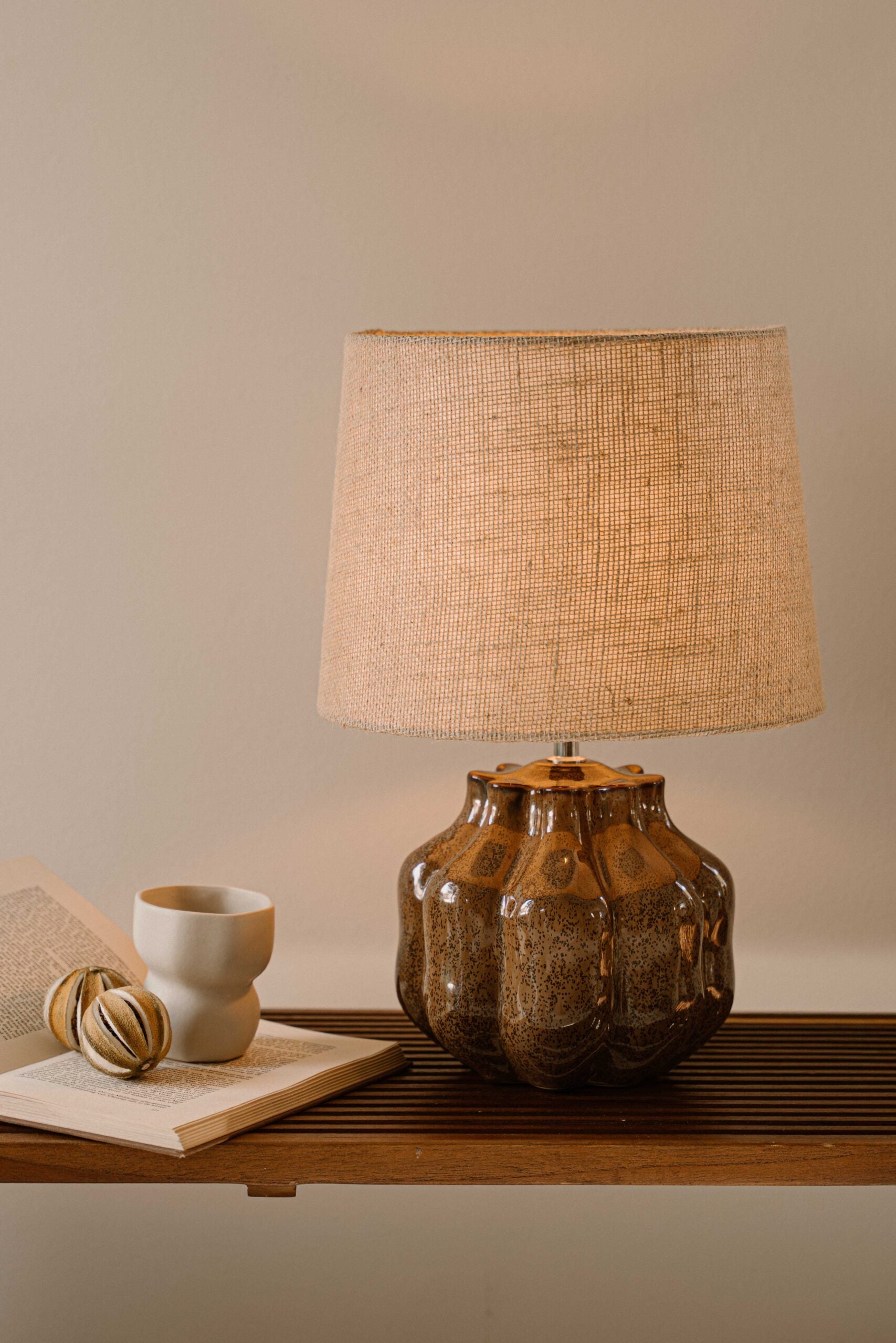 Indore Home - Verde - M - Table Lamp - Brown