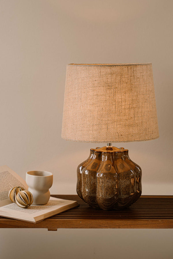 Indore Home - Verde - M - Table Lamp - Brown