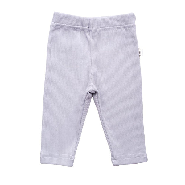 BABY LEGGINS - ribbed GREY - PUFFI