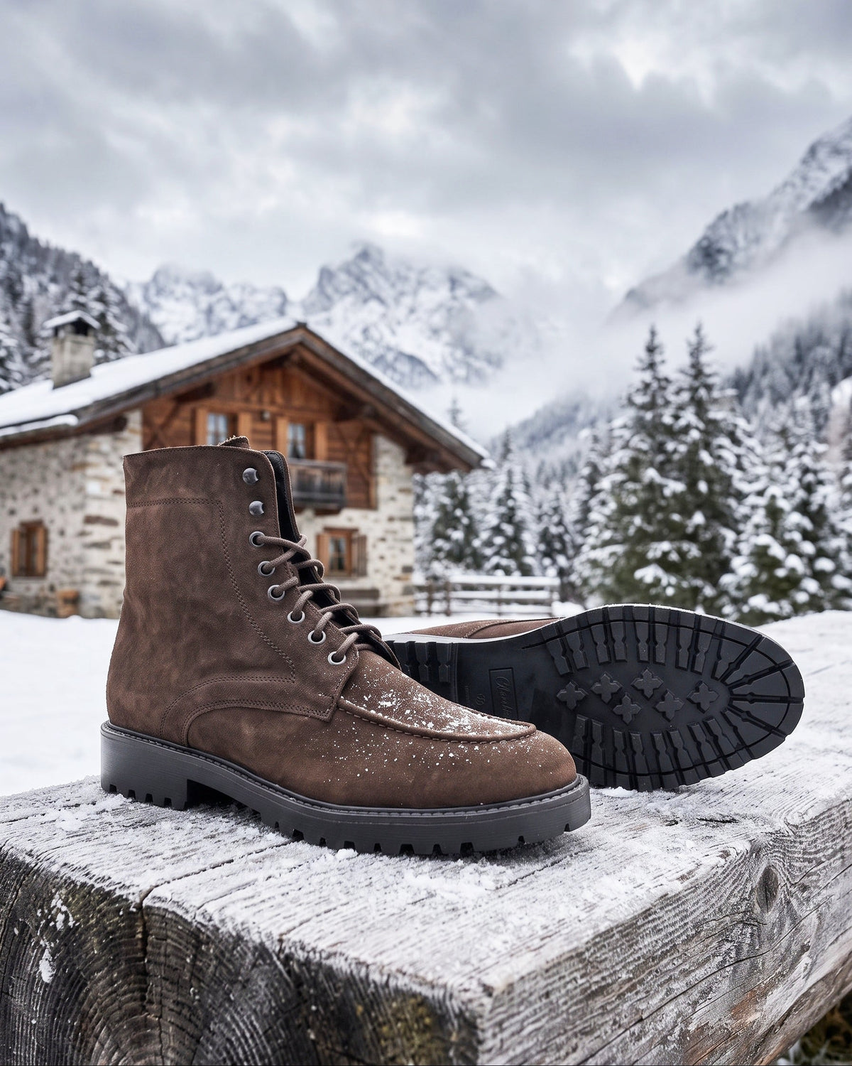 FASANO - Brown Suede
