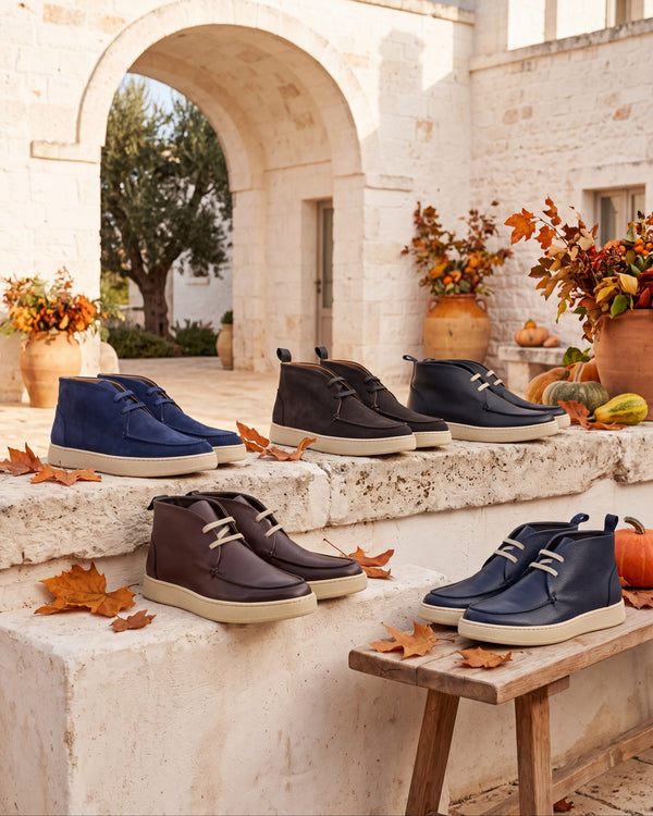 LEUCA - Navy Suede
