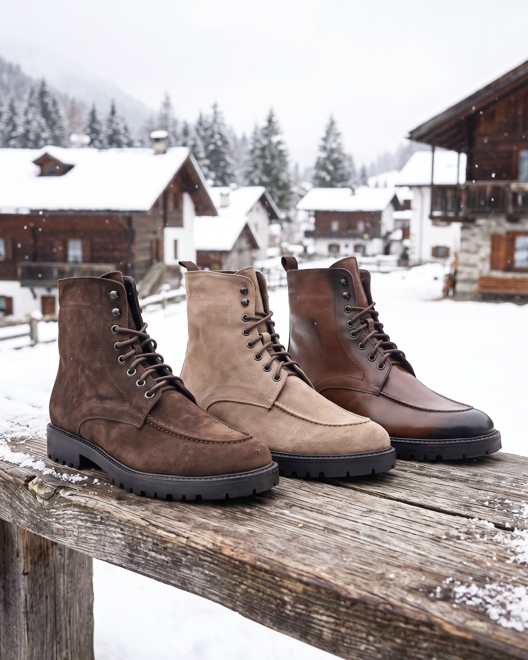 FASANO - Brown Suede
