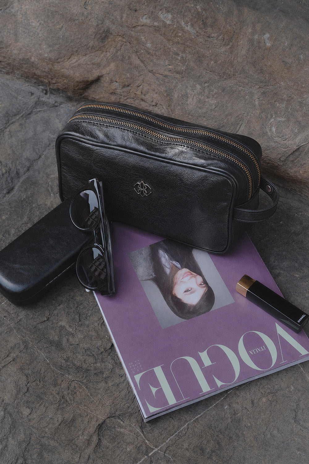 Beauty Case 100% vera pelle Made in Italy - Barone Firenze
