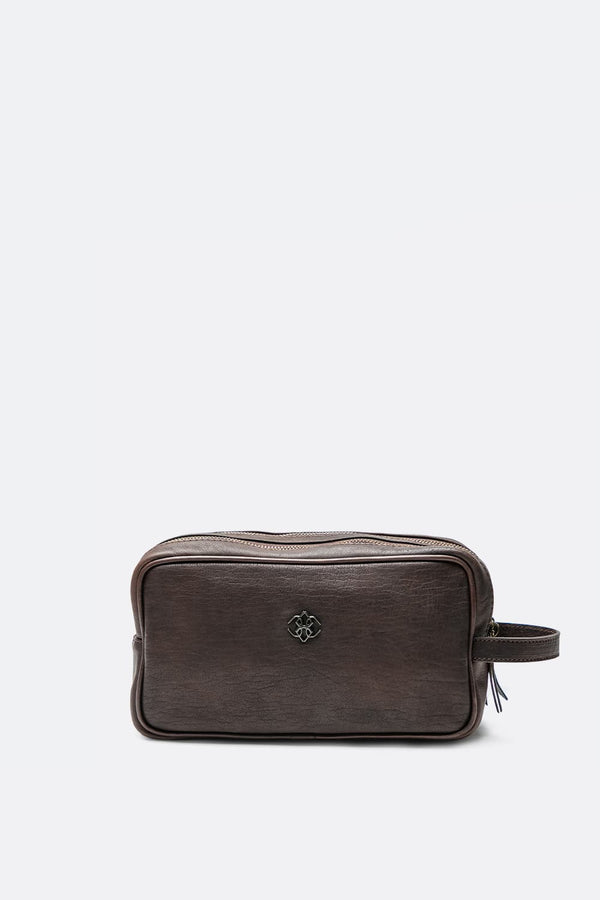 Beauty Case 100% vera pelle Made in Italy - Barone Firenze