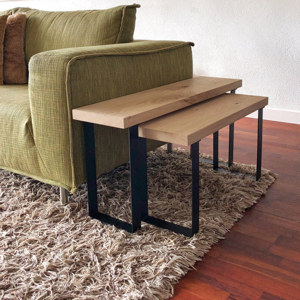 Smart Side Tables Matte Clear (set)