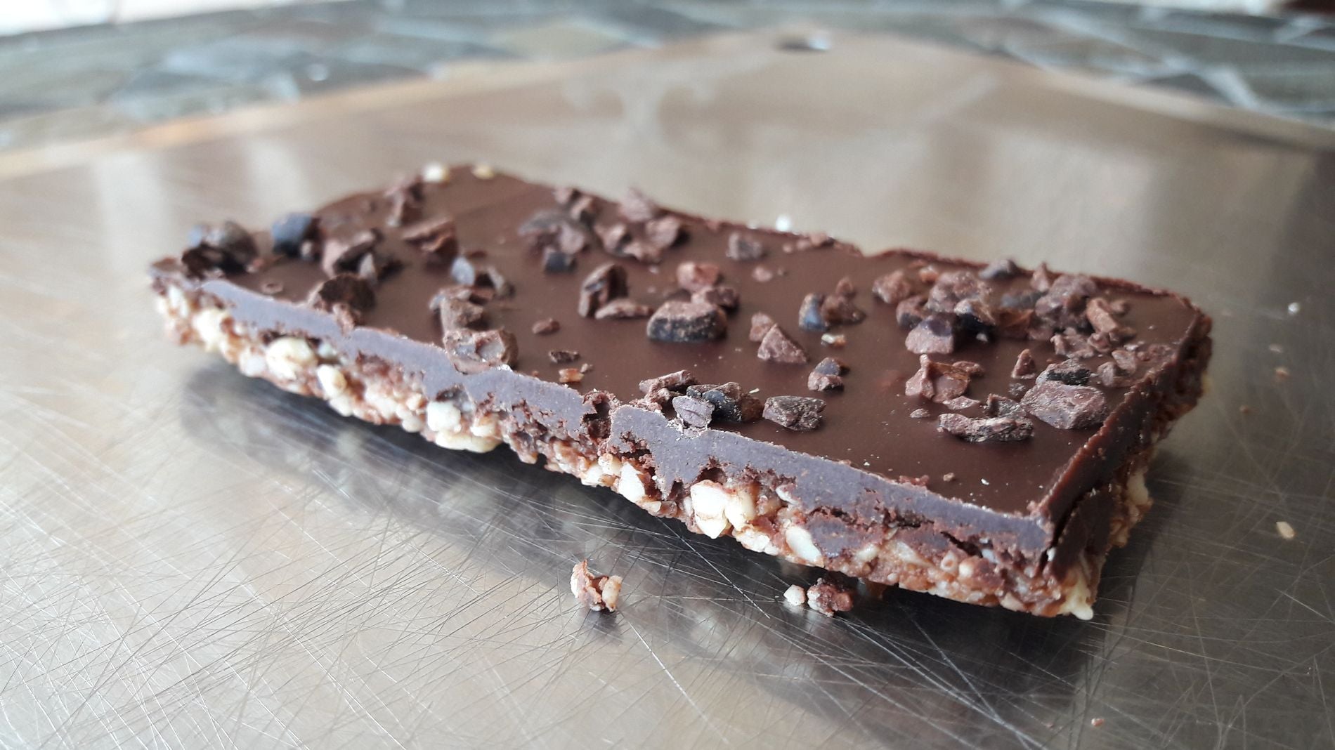 Organic raw bars - cocoa nibs 30g