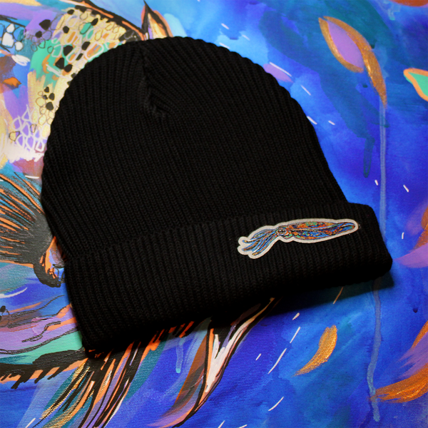 Fisherman beanie - black