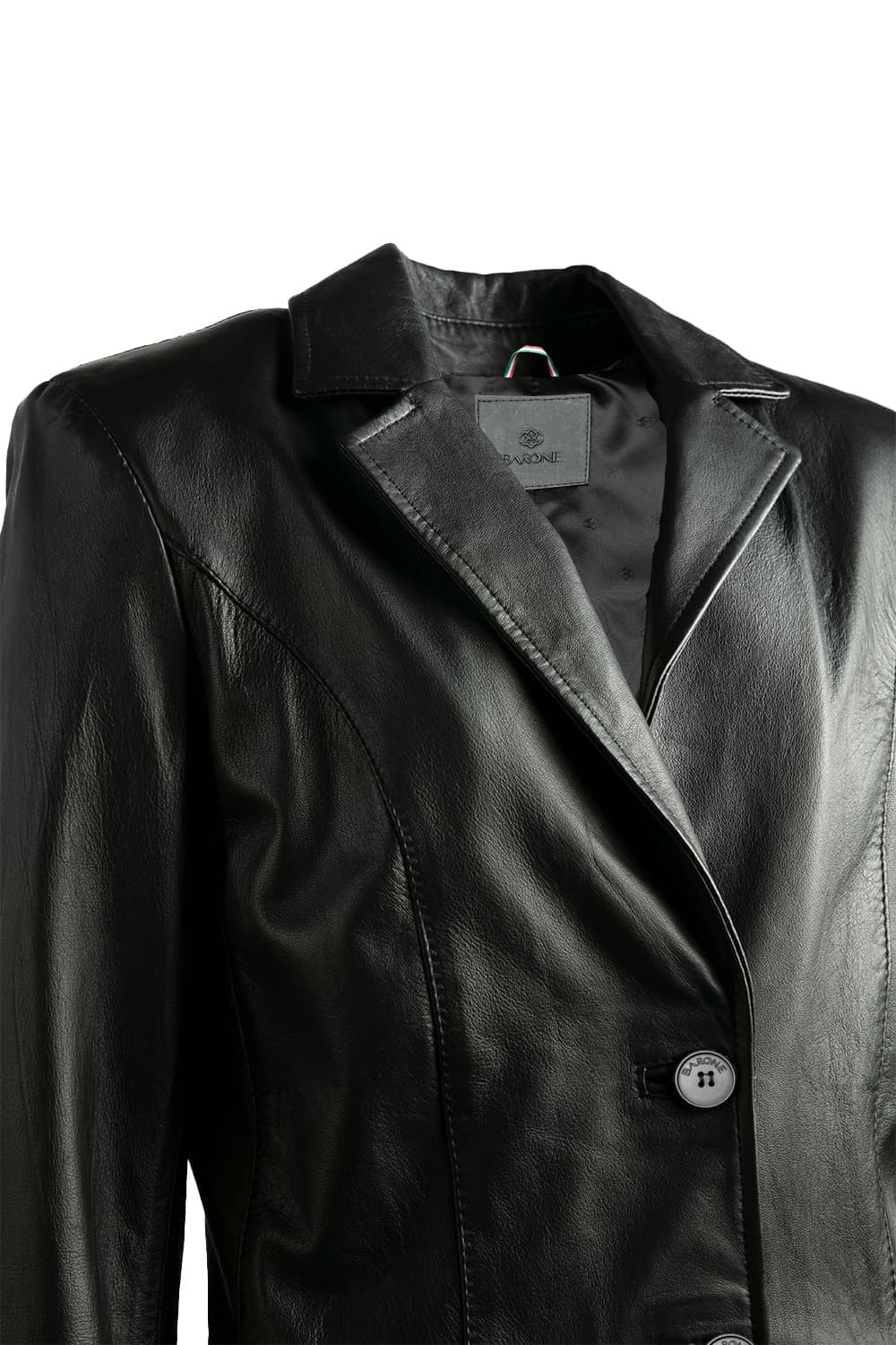 Blazer Rose da donna 100% vera pelle Made in Italy - Barone Firenze