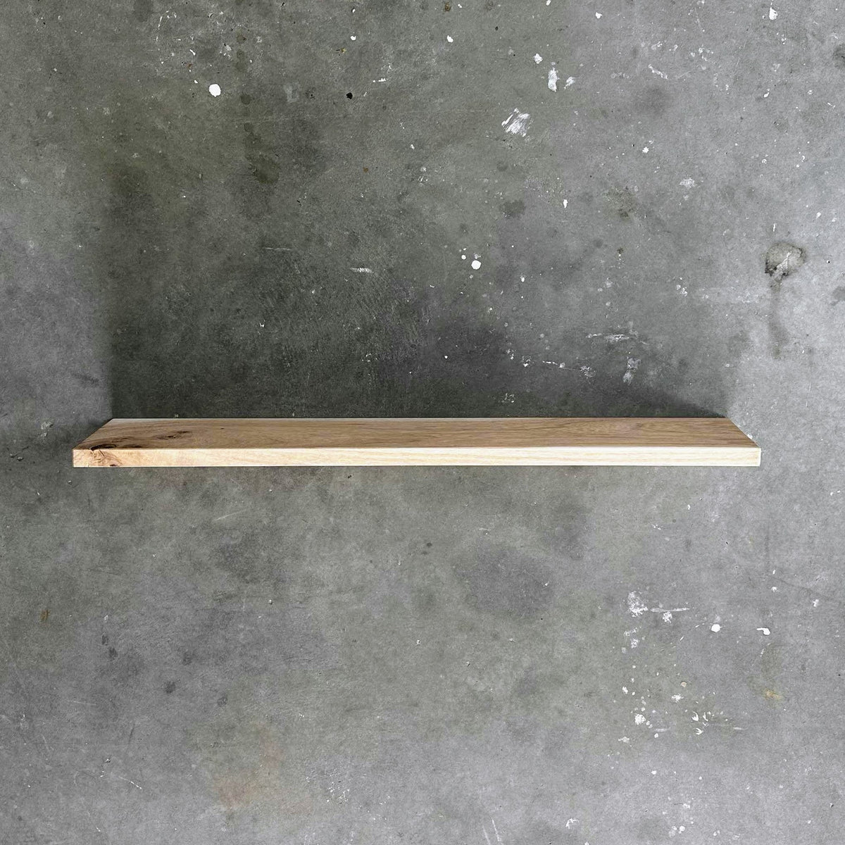 Floating Oak Wall Shelf