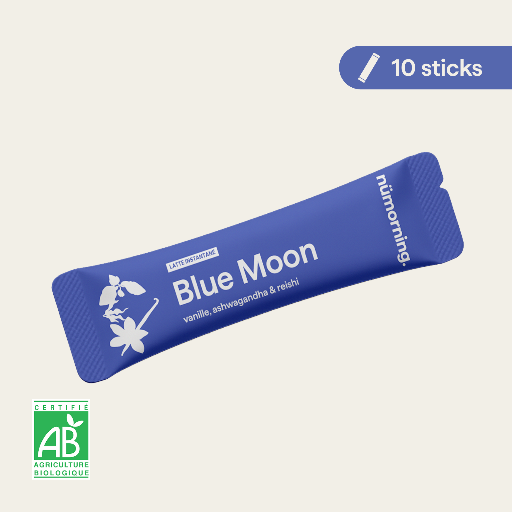Blue moon milk bio en poudre Blue Moon nümorning, en format stick individuel