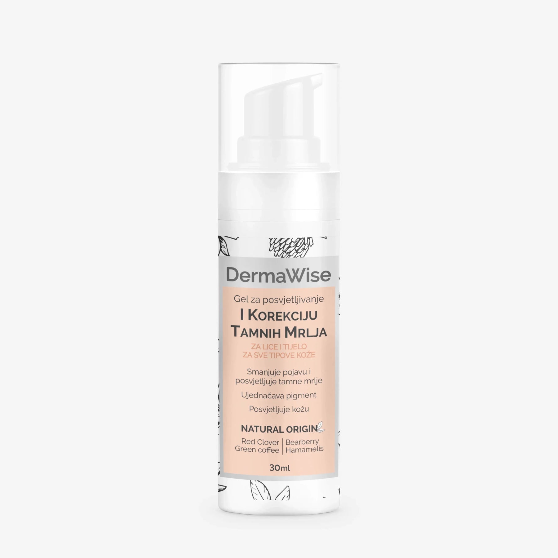 gel za posvjetljivanje tamnih mrlja lice hiperpigmentacije DermaWise