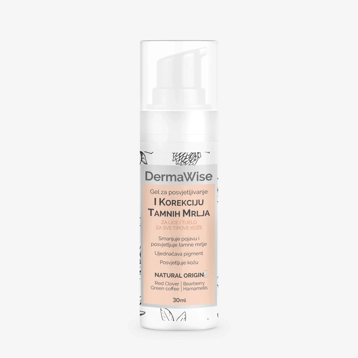 gel za posvjetljivanje tamnih mrlja lice hiperpigmentacije DermaWise
