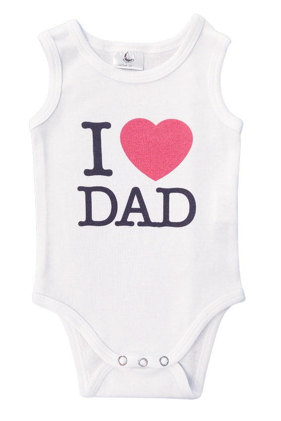 Sleeveless Bodysuit - Love Dad