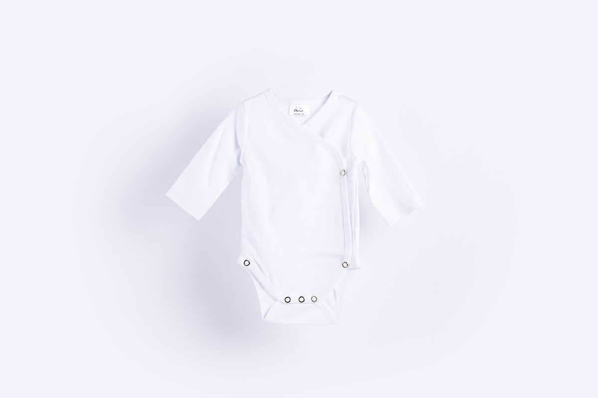 Body bodysuit - organic cotton - white