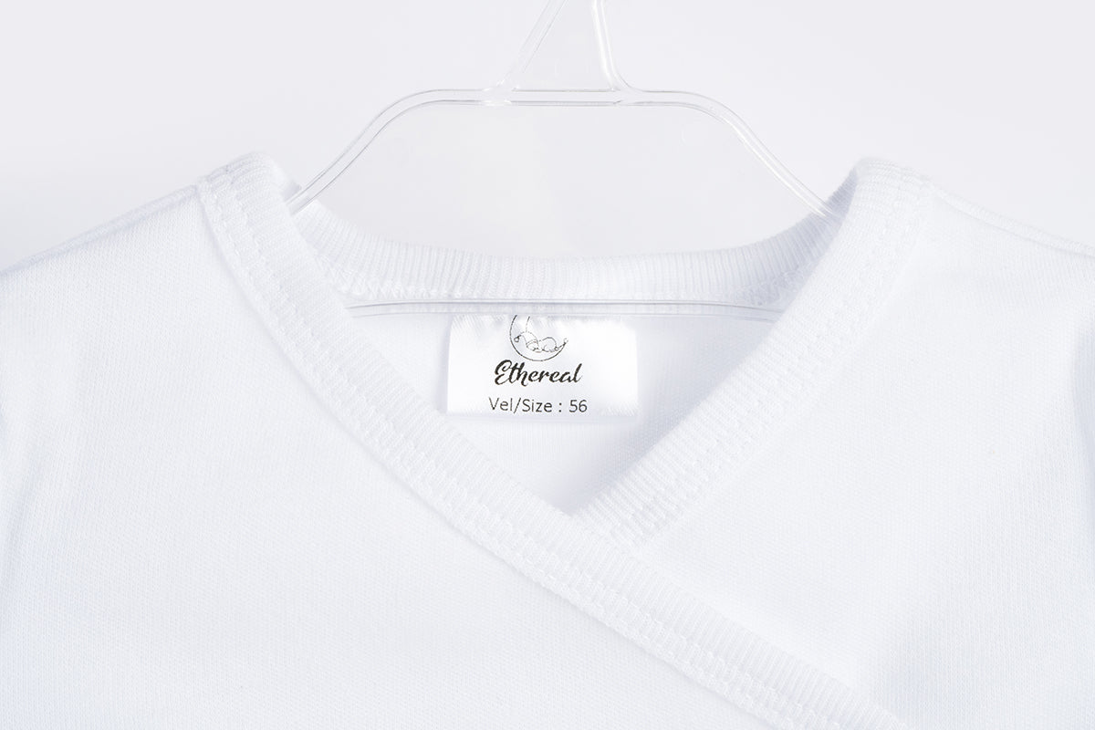 Body bodysuit - organic cotton - white