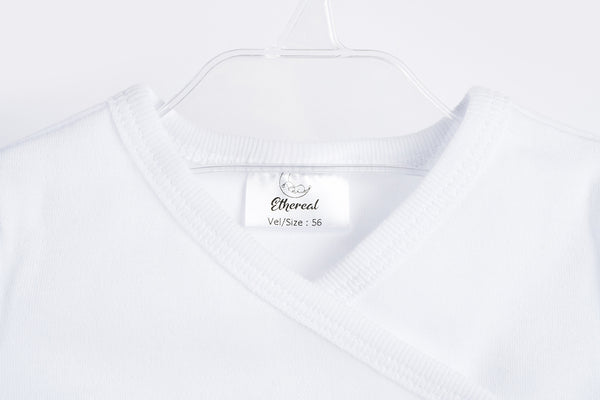 Body bodysuit - organic cotton - white