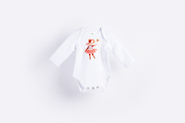 Long Sleeve Bodysuit - Organic Cotton - Vila Mišica