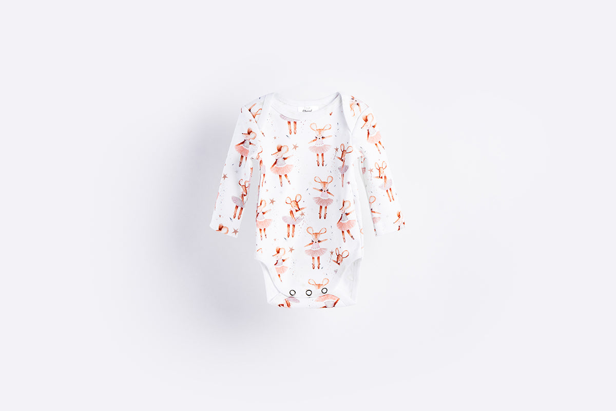Long Sleeve Bodysuit - Mouse Fairy