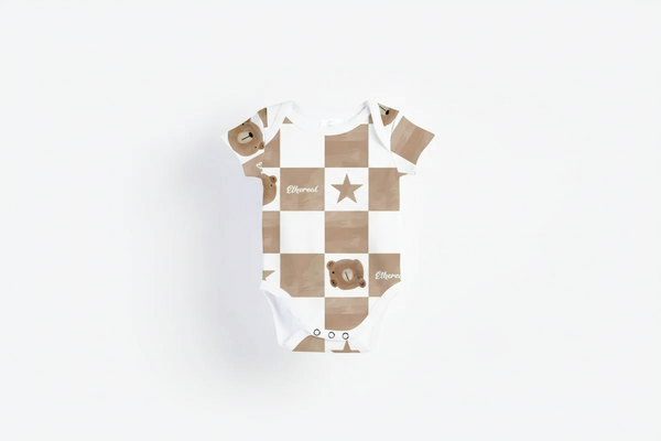 Short Sleeve Bodysuit - Ethereal Bears